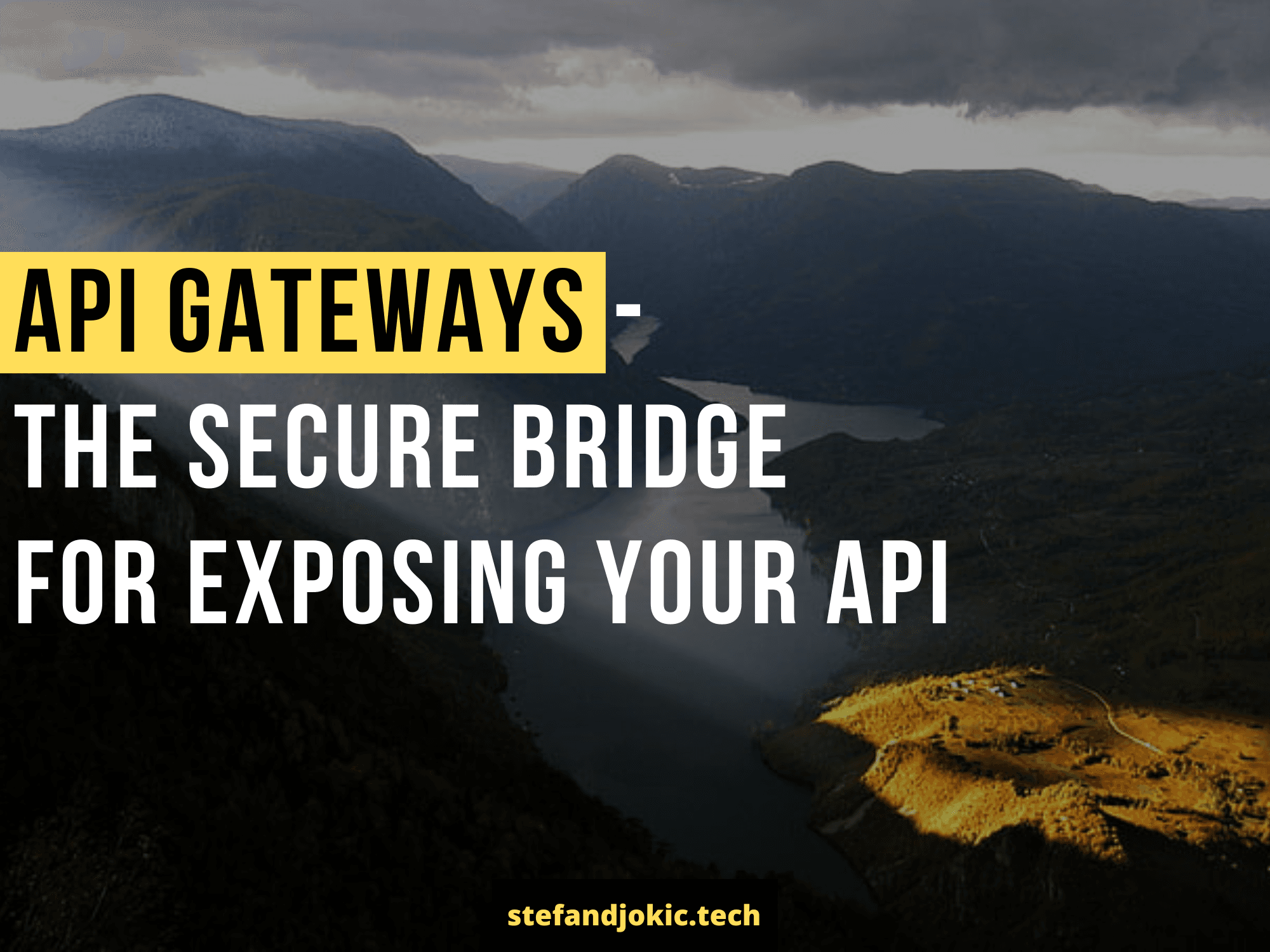 Api Gateways - The secure bridge for exposing your api