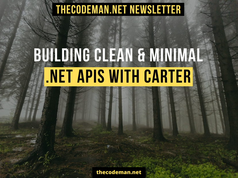 Building Clean & Minimal .NET APIs with Carter