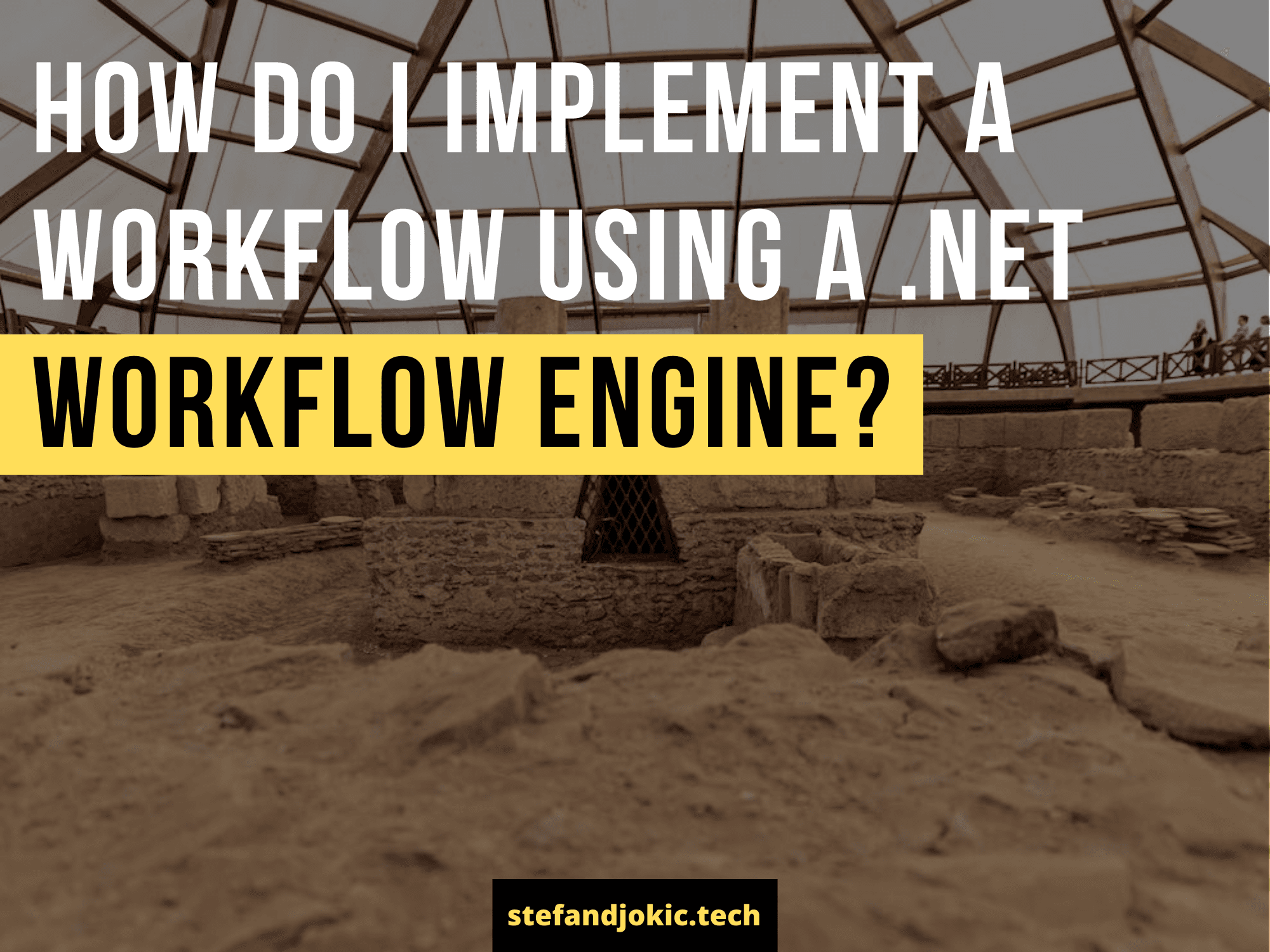 How do I implement a workflow using a .NET workflow engine?