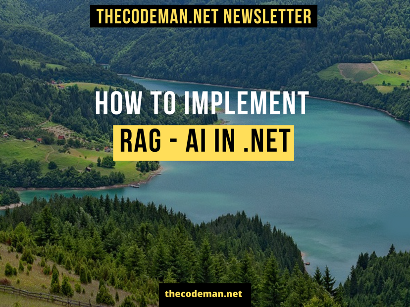 How to implement RAG system - AI in .NET