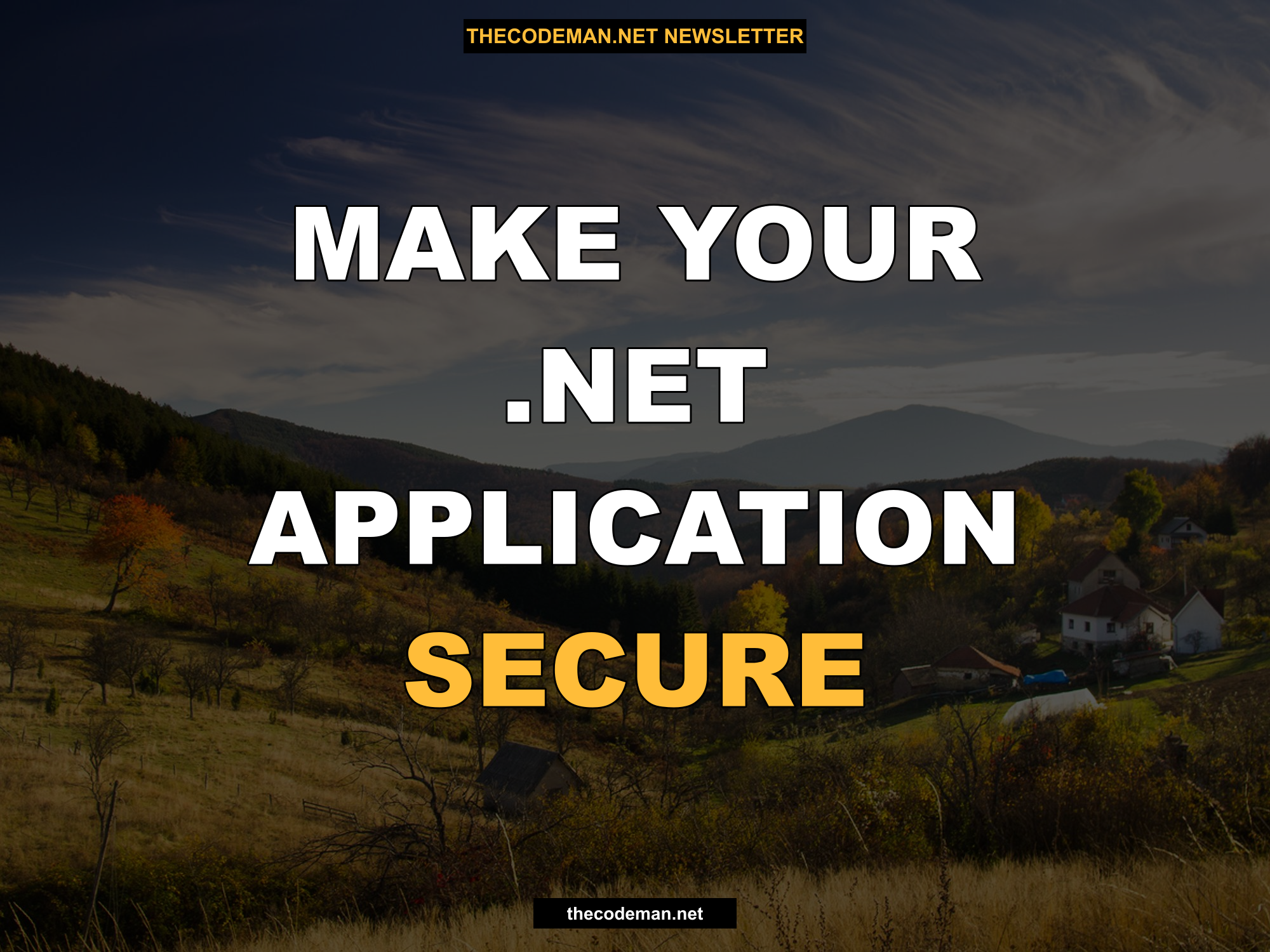 Make your .NET application secure