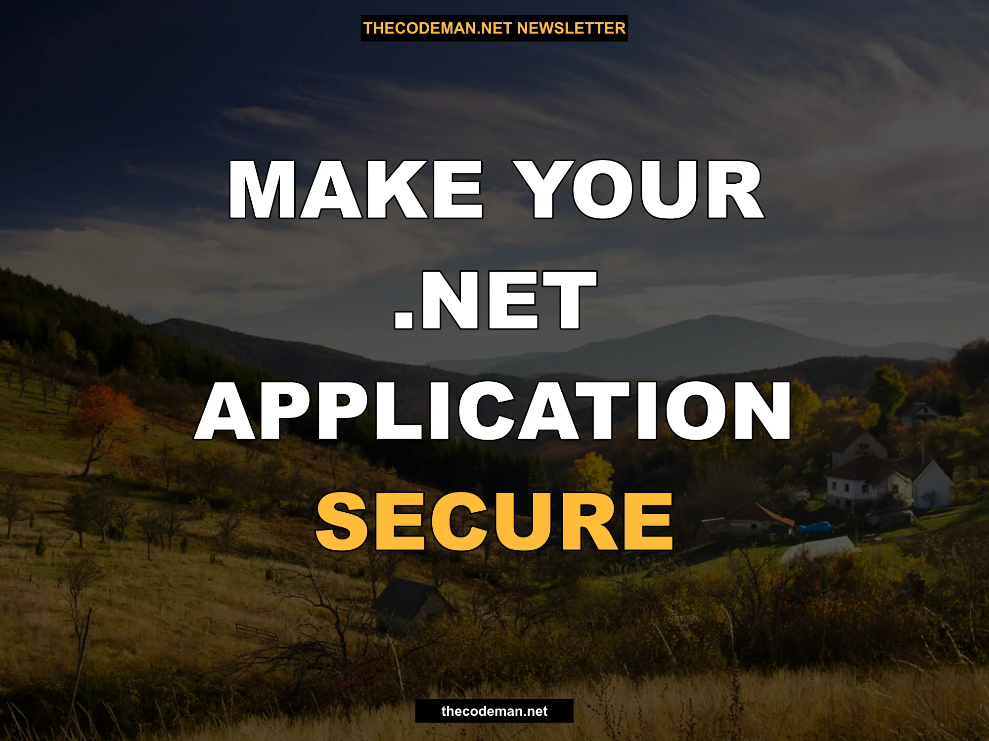 Make your .NET application secure