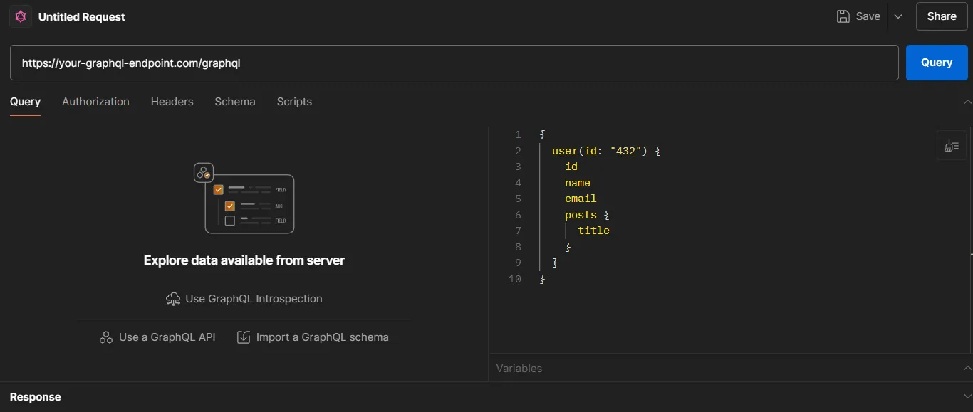 GraphQL Postman Testing