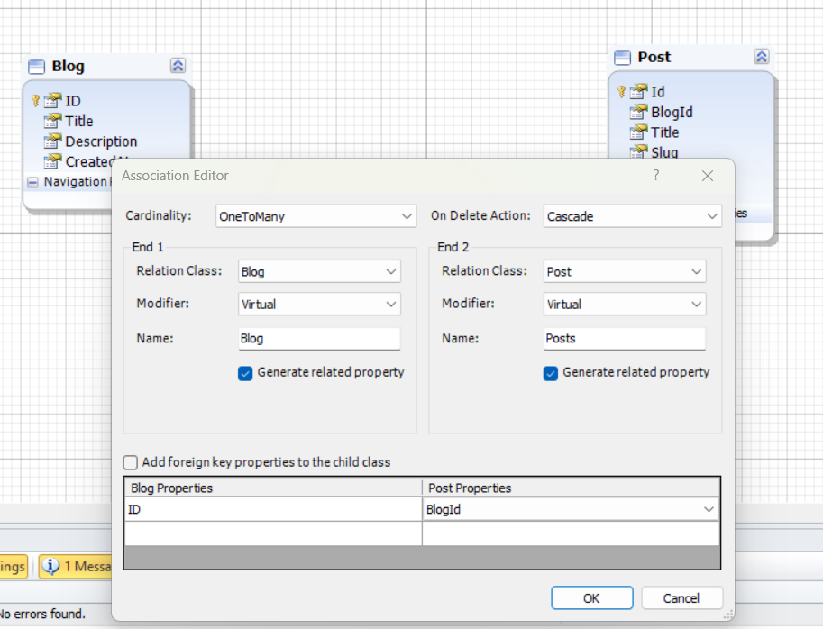 Add Foreign Keys