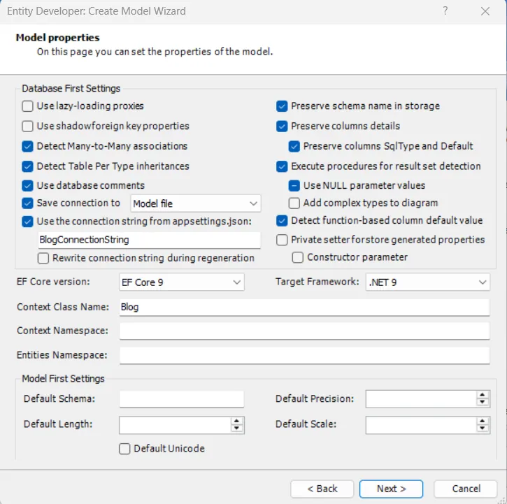 Model Setup