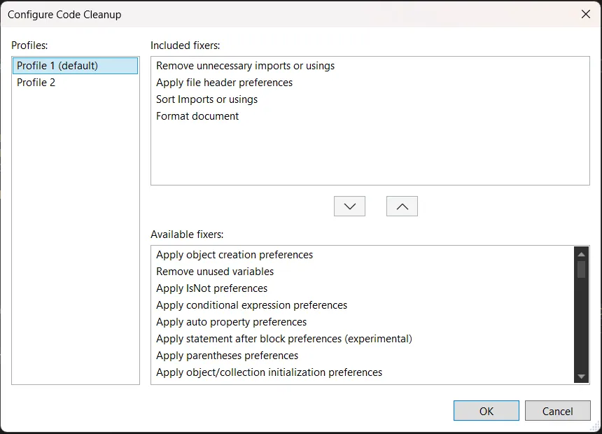 Visual Studio cleanup automation