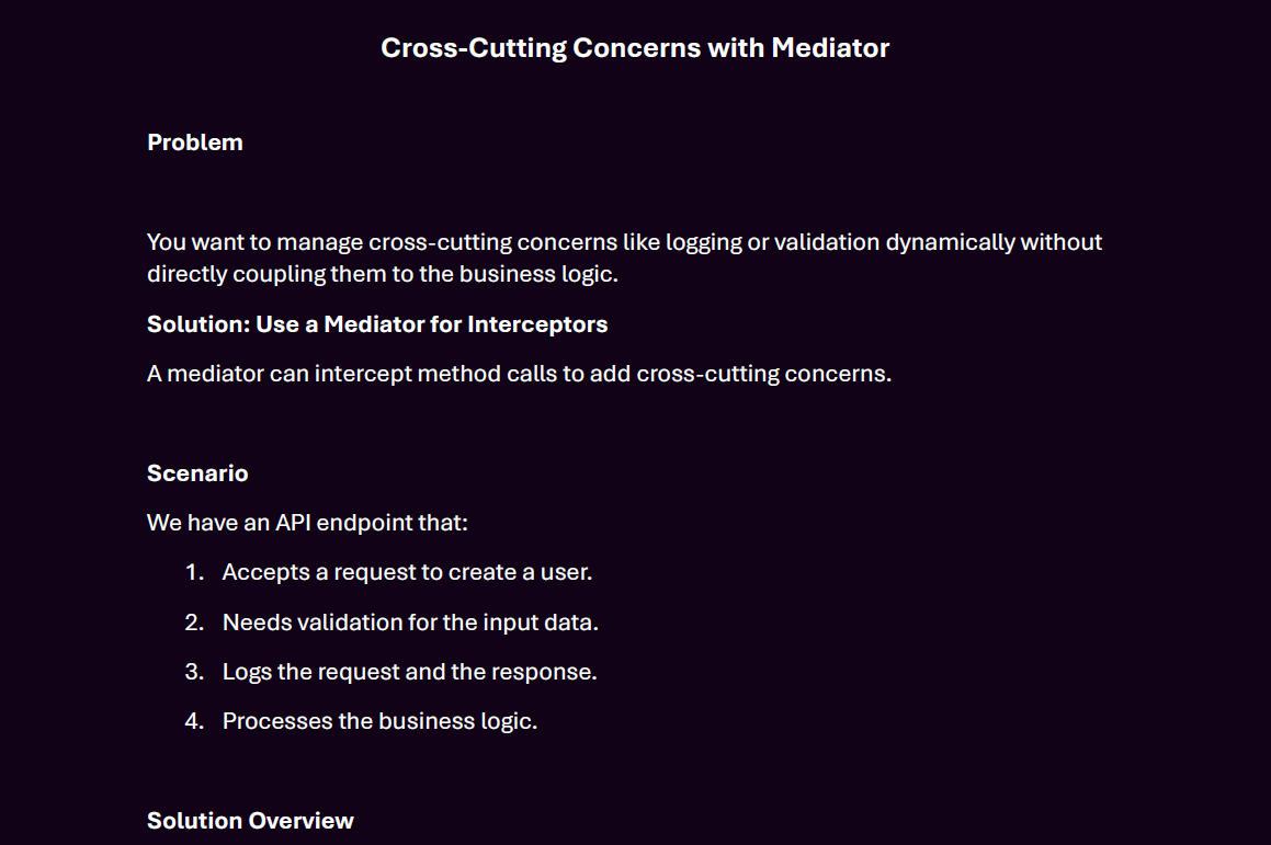 C# design patterns real-world implementation example