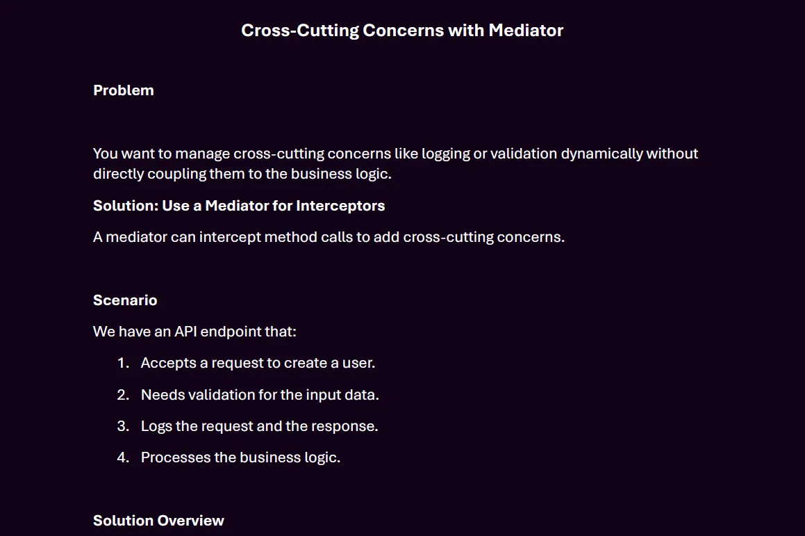 C# design patterns real-world implementation example